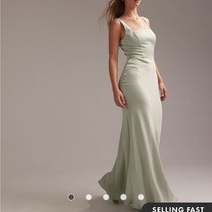 ASOS Bridesmaid dress light sage new with tags size 14